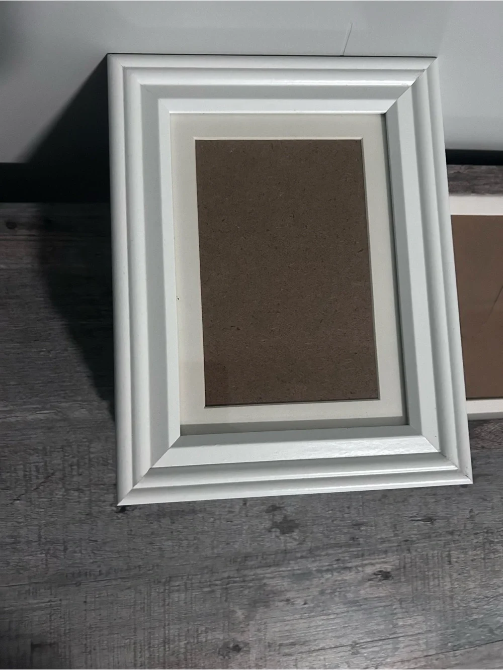 Michaels White and Brown Assorted Picture Frame Set